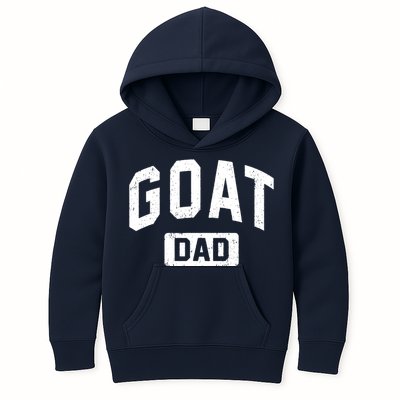 Goat Dad GOAT Gym Workout Fathers Day Gift Kids Hoodie