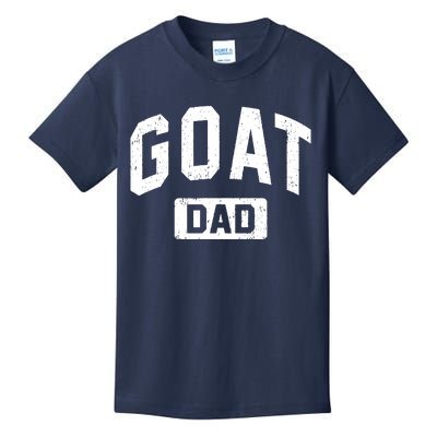 Goat Dad GOAT Gym Workout Fathers Day Gift Kids T-Shirt