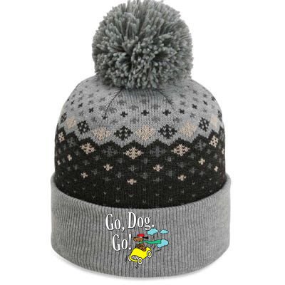 Go Dog Go Essential Funny Design Dog Lover The Baniff Cuffed Pom Beanie