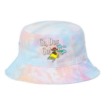 Go Dog Go Essential Funny Design Dog Lover Tie Dye Newport Bucket Hat