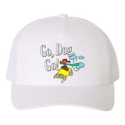 Go Dog Go Essential Funny Design Dog Lover Yupoong Adult 5-Panel Trucker Hat