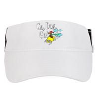 Go Dog Go Essential Funny Design Dog Lover Adult Drive Performance Visor