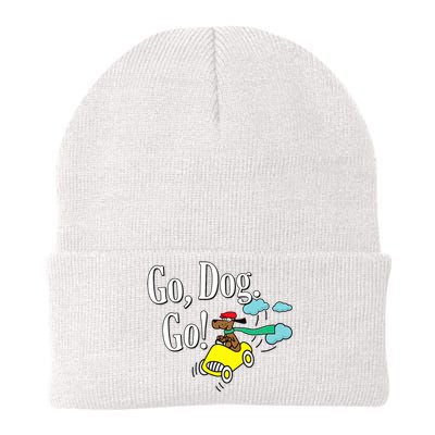 Go Dog Go Essential Funny Design Dog Lover Knit Cap Winter Beanie