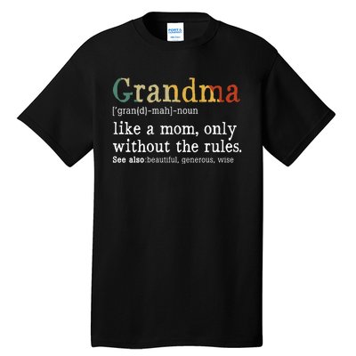 Grandma Defination Tall T-Shirt