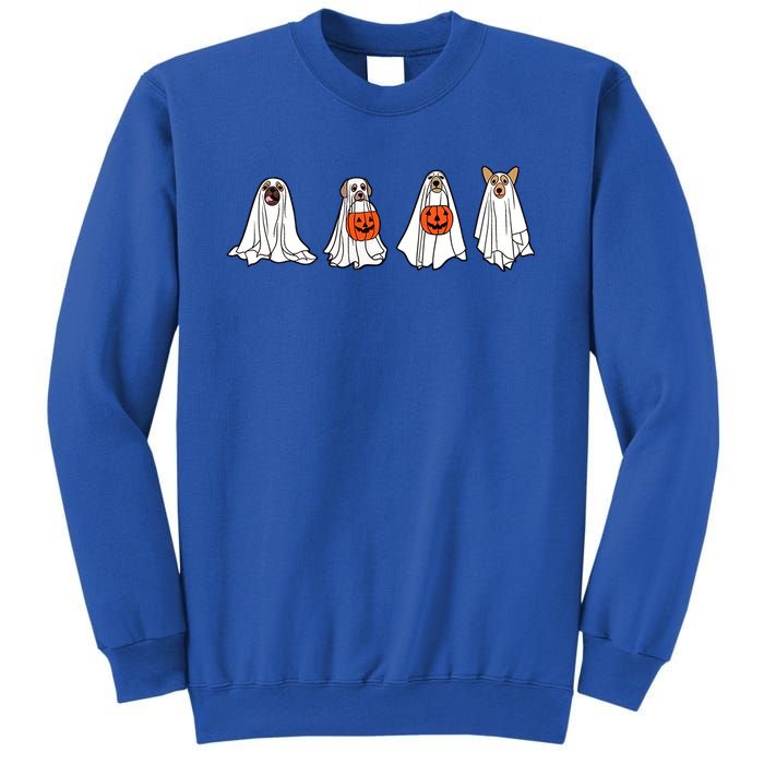 Ghostly Dog Gift A Spooky Season MustHave For Dog Lovers Gift Sweatshirt