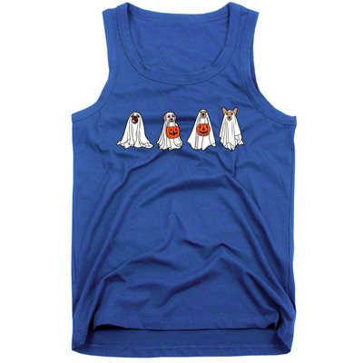 Ghostly Dog Gift A Spooky Season MustHave For Dog Lovers Gift Tank Top