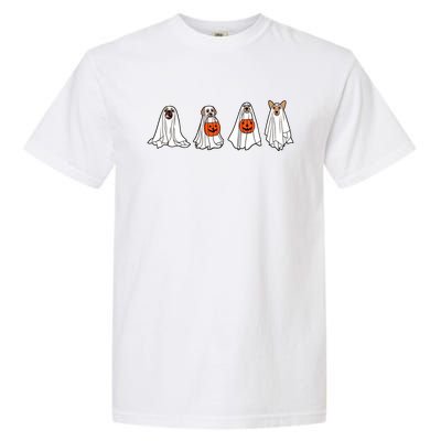 Ghostly Dog Gift A Spooky Season MustHave For Dog Lovers Gift Garment-Dyed Heavyweight T-Shirt