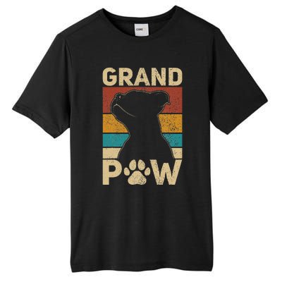 Grandpaw Dog Grandpa Funny Dog Lover Grandfather Men Pitbull Tall Fusion ChromaSoft Performance T-Shirt