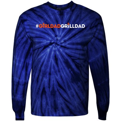 Girl Dad Grill Dad Tie-Dye Long Sleeve Shirt