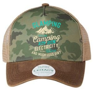 Glamping Definition Glamper Glamorous Camping Legacy Tie Dye Trucker Hat