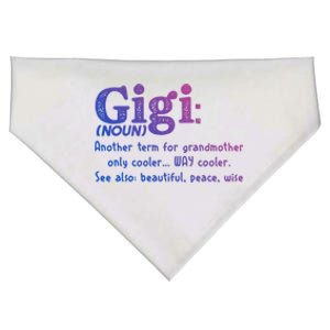 Gigi Definition Gift Gigi Gift Grandma Birthday Tee Cute Gift USA-Made Doggie Bandana