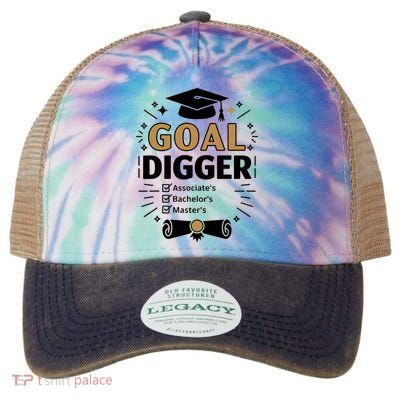 Goal Digger Graduation Checklist Design  Legacy Tie Dye Trucker Hat
