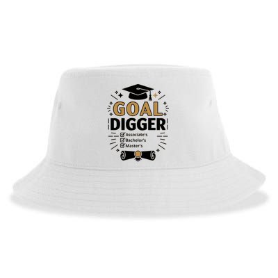 Goal Digger Graduation Checklist Design  Sustainable Bucket Hat
