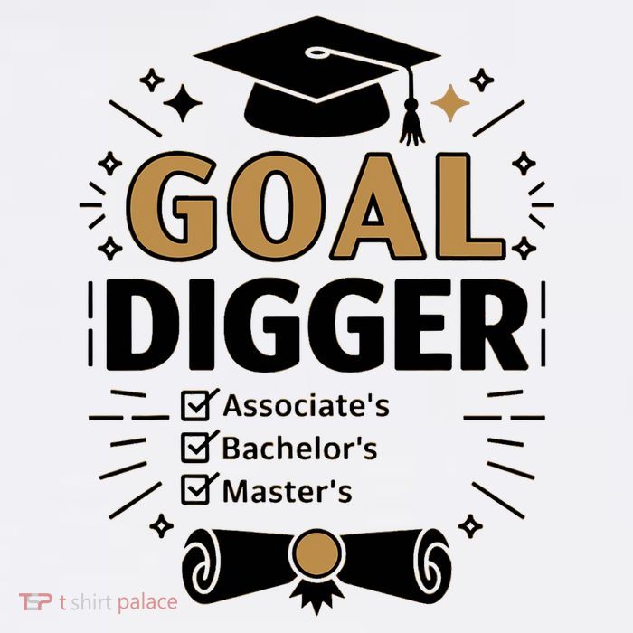 Goal Digger Graduation Checklist Design  Bucket Hat