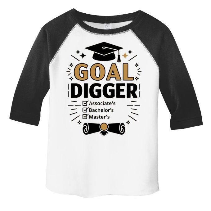 Goal Digger Graduation Checklist Design  Toddler Fine Jersey T-Shirt