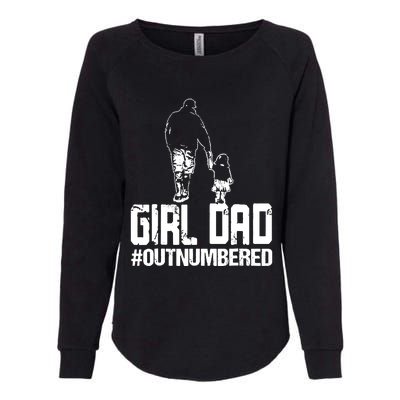 Girl Dad Womens California Wash Sweatshirt