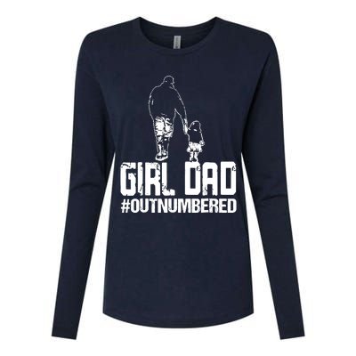 Girl Dad Womens Cotton Relaxed Long Sleeve T-Shirt