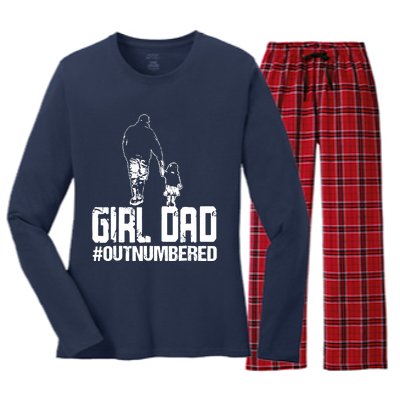 Girl Dad Women's Long Sleeve Flannel Pajama Set 