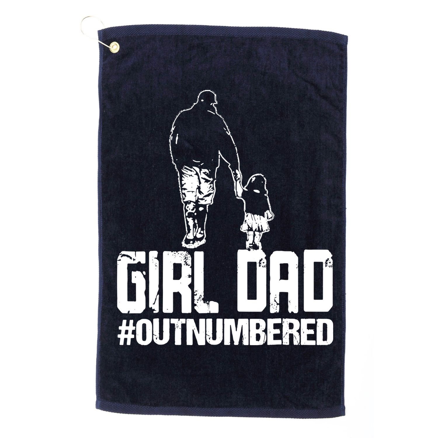 Girl Dad Golf Towel