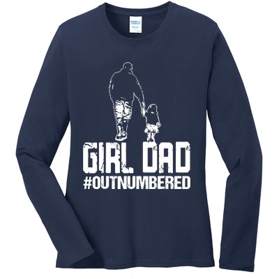 Girl Dad Ladies Long Sleeve Shirt