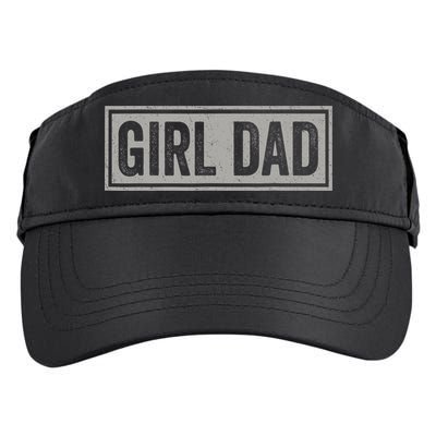 Girl Dad Gift For Men Hashtag Girl Dad Fathers Day Daughter 2 Adult Drive Performance Visor