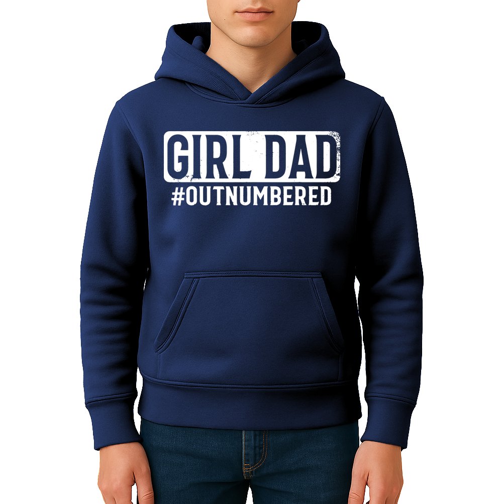 Girl Dad Kids Hoodie
