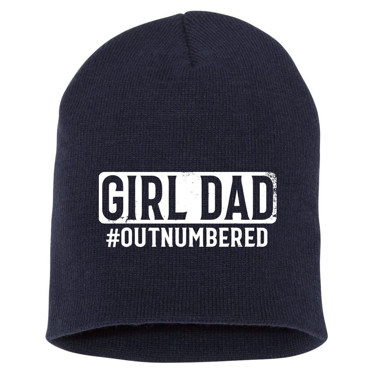 Girl Dad Short Acrylic Beanie