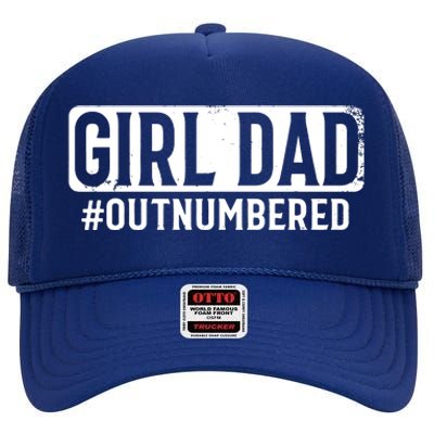 Girl Dad High Crown Mesh Back Trucker Hat