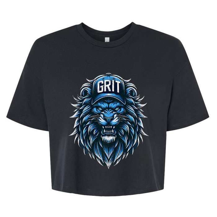 Grit Detroit Bella+Canvas Jersey Crop Tee