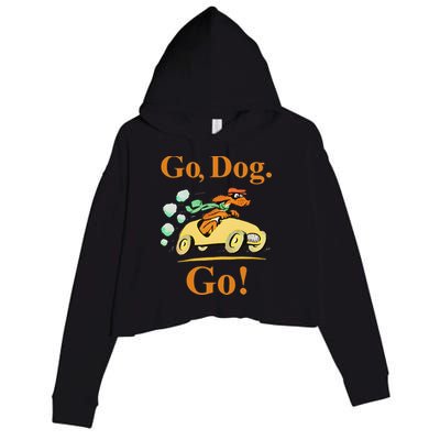 Go Dog Go Essential Crop Fleece Hoodie
