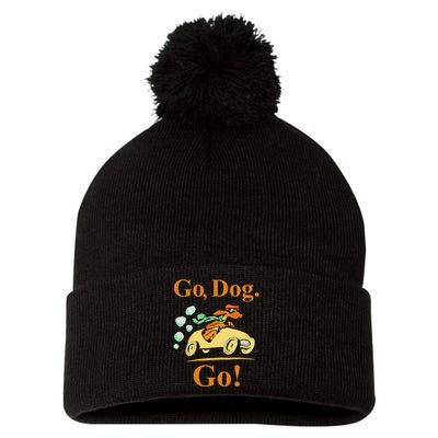 Go Dog Go Essential Pom Pom 12in Knit Beanie