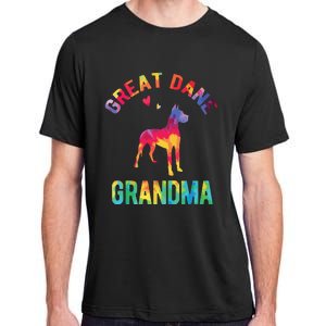 Great Dane Grandma Great Dane Nana Great Dane Dog Lover Adult ChromaSoft Performance T-Shirt