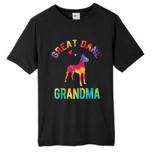 Great Dane Grandma Great Dane Nana Great Dane Dog Lover Tall Fusion ChromaSoft Performance T-Shirt