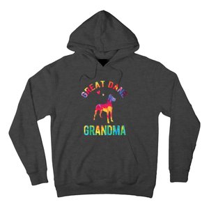 Great Dane Grandma Great Dane Nana Great Dane Dog Lover Hoodie