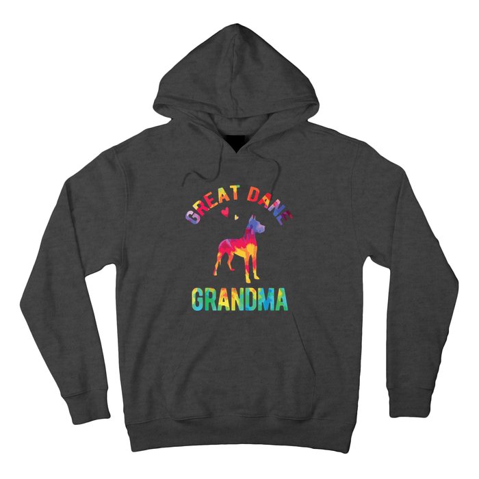 Great Dane Grandma Great Dane Nana Great Dane Dog Lover Hoodie