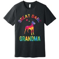 Great Dane Grandma Great Dane Nana Great Dane Dog Lover Premium T-Shirt