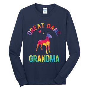 Great Dane Grandma Great Dane Nana Great Dane Dog Lover Tall Long Sleeve T-Shirt