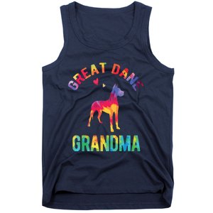 Great Dane Grandma Great Dane Nana Great Dane Dog Lover Tank Top