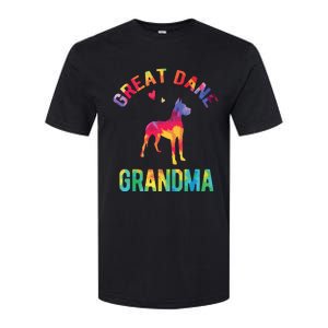 Great Dane Grandma Great Dane Nana Great Dane Dog Lover Softstyle CVC T-Shirt