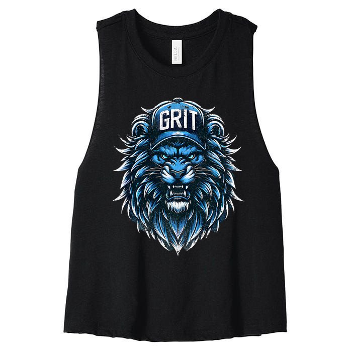 Grit Detroit Women's Racerback Cropped Tank