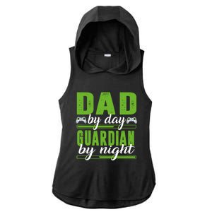 Gaming Dad Gift Funny Gamer Dad Gift Ladies PosiCharge Tri-Blend Wicking Draft Hoodie Tank