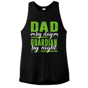 Gaming Dad Gift Funny Gamer Dad Gift Ladies PosiCharge Tri-Blend Wicking Tank