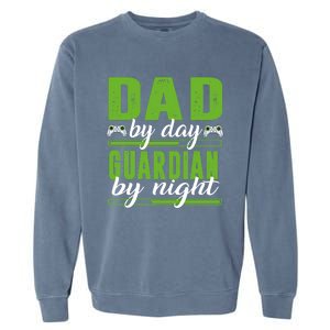 Gaming Dad Gift Funny Gamer Dad Gift Garment-Dyed Sweatshirt