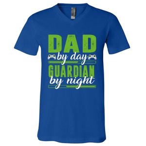 Gaming Dad Gift Funny Gamer Dad Gift V-Neck T-Shirt