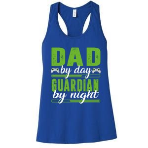 Gaming Dad Gift Funny Gamer Dad Gift Women's Racerback Tank