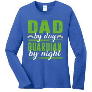 Gaming Dad Gift Funny Gamer Dad Gift Ladies Long Sleeve Shirt