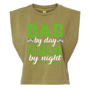 Gaming Dad Gift Funny Gamer Dad Gift Garment-Dyed Women's Muscle Tee