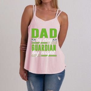 Gaming Dad Gift Funny Gamer Dad Gift Women's Strappy Tank