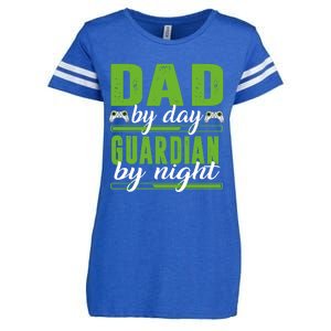 Gaming Dad Gift Funny Gamer Dad Gift Enza Ladies Jersey Football T-Shirt