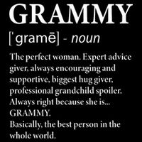 Grammy Definition Grandma Funny Grandmother Cooling Performance Crew T-Shirt